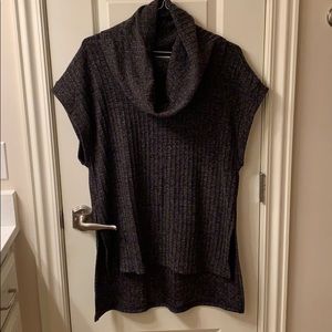 Black Cowl Neck Tunic.  Size Small. (Runs Big).